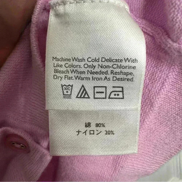 Eddie Bauer Cardigan 3/4 Sleeves Pink Size Small - Picture 9 of 16